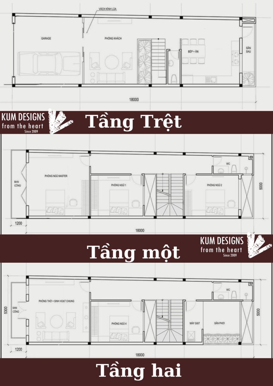 nhà mặt tiền 6m 3 tầng tân cổ điển đẹp